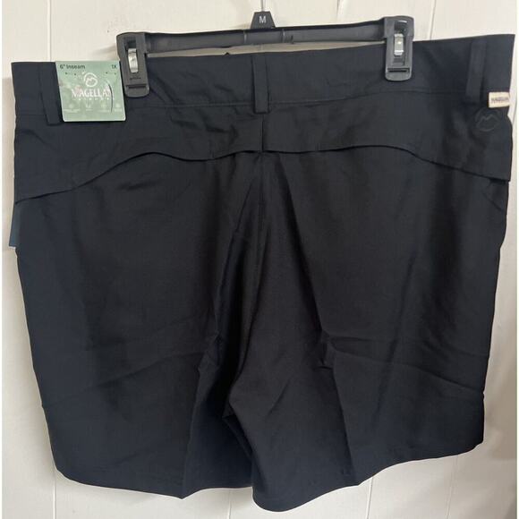 Magellan Fish Gear Falcon Lake Shorts UPF Caviar Black Women's 1X NWT 6" Inseam - Picture 5 of 9